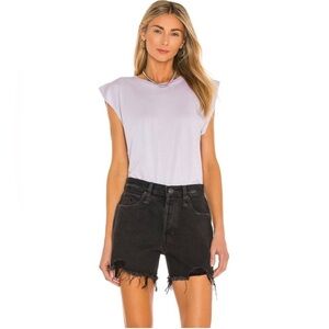 NWT Free People x We The Free Makai Cutoff Black Denim Shorts